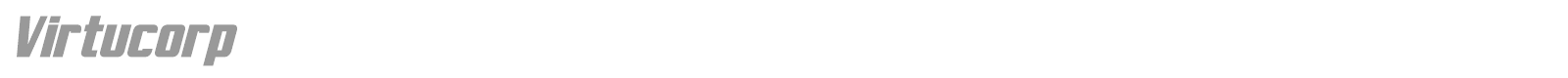 Virtucorp font preview